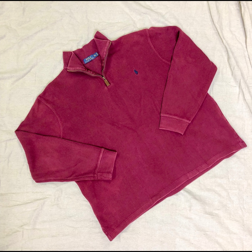 Polo Ralph Lauren XXL 1/4 Zip Pullover, Wine